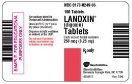 Drug Calculations  The physician orders digoxin ( Lanoxin ) 0.375 mg orally daily. Using the medication label for Lanoxin, you should administer ____ tablets to your patient.   
