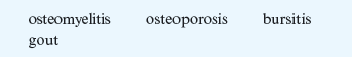 Critical Thinking Answer the following question in the space provided. Choose the disorder that best matches each description below. Write the name of the disorder in the blank.      A patient has developed an infection in the leg bone near the knee joint. He is taking antibiotics, and surgery is planned to drain the infected material from the bone. ___________________________________________________________________________________
