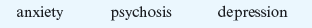 Critical Thinking Select the disorder that best matches the description. Write the name of the disorder in the blank.      Sandy Peters is feeling threatened at work and experiencing the fight or flight reaction. ___________________________________________________________________________________