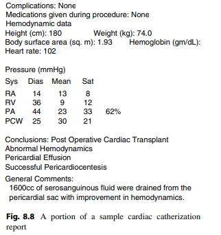 Using the grammar in Fig. 8.3 , draw a parse tree for the last sentence of cardiac catheterization report shown in Fig. 8.8.