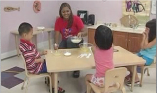    School Age: Cooking Activities  Cooking activities provide an effective instructional opportunity for reinforcing children's learning across curricular areas. Children's involvement in cooking also increases their interest in food and willingness to taste new and unfamiliar items. As you watch the learning video, School Age: Cooking Activities, consider the following question: What social-emotional skills are the children learning