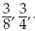 Find the least common denominator. Then write an equivalent fraction for each.   and  