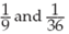 For each set of fractions, find the least common denominator. Then convert each fraction to an equivalent fraction with the LCD.