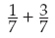 Find the following sums. (Rewrite answers in the proper form.)  