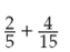 Find the following sums. (Rewrite answers in the proper form.)