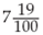 Write the following fractions in decimal form.