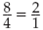 Write the following fraction proportions as ratio proportions.
