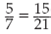 Write the following fraction proportions as ratio proportions.  