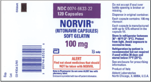 Use the identified drug labels to answer the following questions:    Label D If the usual dose is one capsule, how many doses are available in this container?
