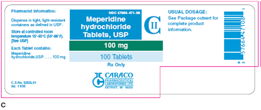 In Exercises 16, refer to label C.    What is the dosage strength?