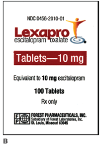 In Exercises 11, calculate the desired dose. Then calculate the amount to administer. Ordered: Lexapro 20 mg PO daily On hand: Refer to label B.