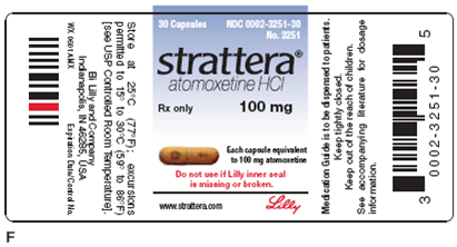 In Exercises 10, calculate the amount to administer. Ordered: Strattera 0.1 g PO bid On hand: Refer to label F.