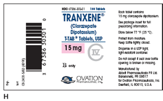 In Exercises 16, calculate the amount to administer. Ordered: Tranxene 30 mg PO qhs On hand: Refer to label H.