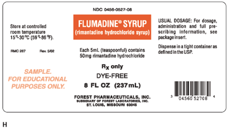 In Exercises 15, calculate the amount to administer. Ordered: Flumadine 100 mg PO bid On hand: Refer to label H. Administer: _____