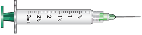 Find the amount to administer for each of the following orders. Then mark the syringe with the correct amount to administer. Ordered: Heparin sodium 8000 U deep Sub-Q q8h On hand: Heparin sodium 1:5000 solution  