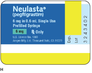 For Exercises 16, find the amount to administer, and then determine the proper syringe and write it in the space provided. Ordered: Neulasta 6 mg Sub-Q now On hand: Refer to label H. Administer: __________nge: __________