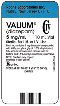 For Exercises 24, find the amount to administer, and then determine the proper syringe and write it in the space provided. Ordered: Valium 10 mg IM On hand: Refer to label P. Administer: __________nge: __________  