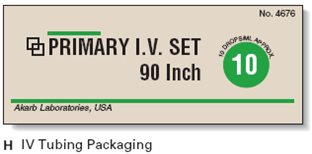 For Exercises 10, determine the amount to administer and calculate the flow rate in milliliters per hour and drops per minute. Ordered: Doxycycline 75 mg IVPB in 100 mL of D5W over 1 hour On hand: Refer to label F, package insert G, and IV tubing packaging H (Figure 10-21).    Figure 10 - 21 Dosage and Administration. Excerpt from Doxycycline Package Insert found at www.bedfordlabs.com      Figure 10 - 21 Concluded. Flow rate in drops per minute: _____________