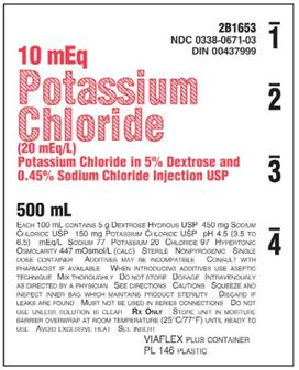 Use the identified drug labels and package inserts to answer the following questions: Refer to Label F. If the order is for 50 mL/hour, how many mEq of potassium chloride will the patient receive each hour?    Label F