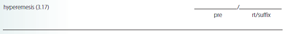 Give a brief definition and dissect each listed term into its word parts in the space provided. Check your answers by referring to the frame listed in parentheses and to your medical dictionary. Then listen to the Audio CD to practice pronunciation.