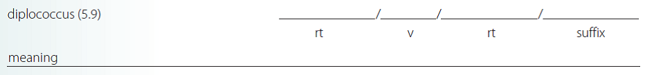 Give a brief definition and dissect each term listed into its word parts in the space provided. Check your answers by referring to the frame listed in parentheses and to your medical dictionary. Then listen to the Audio CD to practice pronunciation.