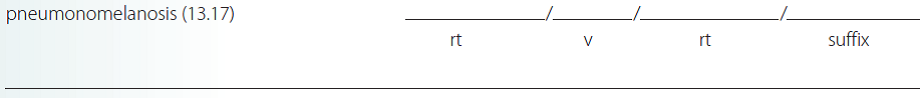 Give a brief definition and dissect each term listed into its word parts in the space provided. Check your answer by referring to the frame listed in parentheses and your medical dictionary. Then listen to the Audio CD to practice pronunciation.  <div style=padding-top: 35px> 