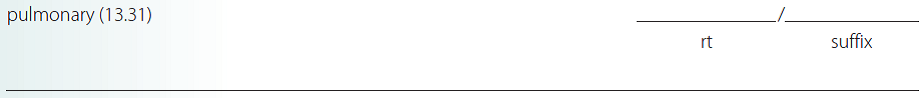 Give a brief definition and dissect each term listed into its word parts in the space provided. Check your answer by referring to the frame listed in parentheses and your medical dictionary. Then listen to the Audio CD to practice pronunciation.  <div style=padding-top: 35px> 