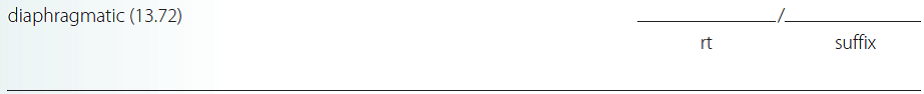 Give a brief definition and dissect each term listed into its word parts in the space provided. Check your answer by referring to the frame listed in parentheses and your medical dictionary. Then listen to the Audio CD to practice pronunciation.  <div style=padding-top: 35px> 