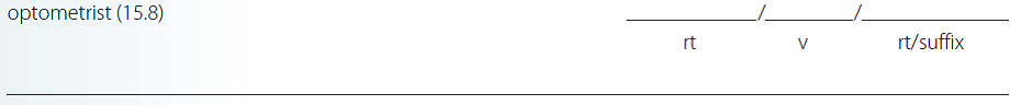 Give a brief definition and dissect each term listed into its word parts in the space provided. Check your answer by referring to the frame listed in parentheses and your medical dictionary. Then listen to the Audio CD to practice pronunciation.  <div style=padding-top: 35px> 