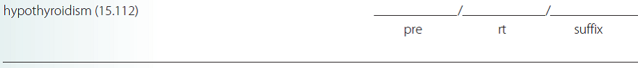 Give a brief definition and dissect each term listed into its word parts in the space provided. Check your answer by referring to the frame listed in parentheses and your medical dictionary. Then listen to the Audio CD to practice pronunciation.  <div style=padding-top: 35px> 