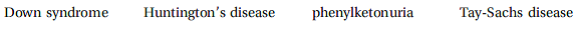 Select the correct answer, and write it on the line provided. The genetic disorder in which an essential digestive enzyme is missing is known as ___________________________