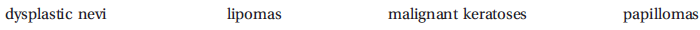 Select the correct answer, and write it on the line provided. Atypical moles that can develop into skin cancer are known as ______________________________________