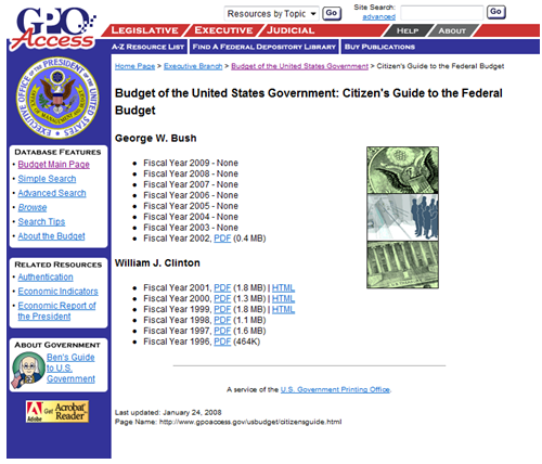     <div class=answer> <span class=bold><span class=italics>Note to Instructors:</span></span>At the time we were preparing this 9<span class=sup>th</span> Edition of <span class=underline>What the Numbers Mean</span>, the most current version of The Citizen's Guide to the Federal Budget available at this website was for FY 2002 as you can see below.&nbsp; Our hope is that these links will remain available for use by your students and perhaps even additional years will be provided, but we certainly do not control their availability as time marches on.&nbsp; This solution provides a response based on FY 2002 but it can easily be adapted as additional fiscal years become available.   a. The Citizen's Guide to the Federal Budget is designed to give the reader a walking tour of the budget.&nbsp; The guide outlines for you how the Government raises revenues and spends money, how the President and Congress enact the budget, how the country has been able to move from deficit to surplus to deficit, and what the President hopes to accomplish with his budget. 