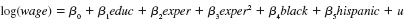 Use the data in CPS91.RAW for this exercise. These data are for married women, where we also have information on each husband's income and demographics. <blockquote> (i) What fraction of the women report being in the labor force? (ii) Using only the data for working women—you have no choice—estimate the wage equation by ordinary least squares. Report the results in the usual form. Do there appear to be significant wage differences by race and ethnicity? (iii) Estimate a probit model for inlf that includes the explanatory variables in the wage equation from part (ii) as well as nwifeinc and kidlt6. Do these last two variables have coefficients of the expected sign? Are they statistically significant? (iv) Explain why, for the purposes of testing and, possibly, correcting the wage equa¬tion for selection into the workforce, it is important for nwifeinc and kidlt6 to help explain inlf. What must you assume about nwifeinc and kidlt6 in the wage equation?(v) Compute the inverse Mills ratio (for each observation) and add it as an additional regressor to the wage equation from part (ii). What is its two-sided p-value? Do you think this is particularly small with 3,286 observations? (vi) Does adding the inverse Mills ratio change the coefficients in the wage regression in important ways? Explain. </blockquote>