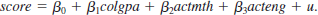 Use the data in ECONMATH to answer this question. <blockquote> (i) Logically, what are the smallest and largest values that can be taken on by the variable <i>score</i>? What are the smallest and largest values in the sample? (ii) Consider the linear model Why cannot Assumption MLR.6 hold for the error term <i>u</i>? What consequences does this have for using the usual <i>t</i> statistic to test H<sub>0</sub>: <i>?</i><sub>3</sub> = 0? (iii) Estimate the model from part (ii) and obtain the <i>t</i> statistic and associated <i>p</i>-value for testing H<sub>0</sub>: <i>?</i><sub>3</sub> = 0. How would you defend your findings to someone who makes the following statement: “You cannot trust that <i>p</i>-value because clearly the error term in the equation cannot have a normal distribution.” </blockquote>