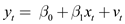 <div class=answer> (i). When is plugged into <i> </i> <i> </i> Where, Given that is uncorrelated with and , is uncorrelated with . Since is uncorrelated with , <i> </i> <i> </i> <i> </i> <i> </i> <i> </i> <i> </i> When, . Since the covariance of explanatory variable and error term is negative, OLS estimator <i>ß</i><sub>1</sub> will have a downward effect.