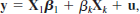  Suppose that the linear model, written in matrix notation,   satisfies Assumptions E.1, E.2, and E.3. Partition the model as   where X <sub>1</sub> is <i>n</i> × (<i>k</i><sub>1</sub> 1 1) and X <sub>2</sub> is <i>n</i> × <i>k</i><sub>2</sub>. <blockquote> (i) Consider the following proposal for estimating <i>?</i><sub>2</sub>. First, regress y on X <sub>1</sub> and obtain the residuals, say, ÿ . Then, regress ÿ on X <sub>2</sub> to get   . Show that   &nbsp;is generally biased and show what the bias is. [You should find   &nbsp;in terms of <i>?</i><sub>2</sub>, X <sub>2</sub>, and the residual-making matrix M <sub>1</sub>.] (ii) As a special case, write   where X <i><sub>k</sub></i> is an <i>n</i> × 1 vector on the variable <i>x</i><i><sub>tk</sub></i>. Show that   where SSR<i><sub>k</sub></i> is the sum of squared residuals from regressing <i>x</i><i><sub>tk</sub></i> on 1, <i>x</i><i><sub>t</sub></i><sub>1</sub>, <i>x</i><i><sub>t</sub></i><sub>2</sub>, …, <i>x</i><i><sub>t, k</sub></i><sub>–</sub><sub>1</sub>. How come the factor multiplying <i>?</i><i><sub>k</sub></i> is never greater than one? (iii) Suppose you know <i> ? </i> <sub>1</sub>. Show that the regression y – X <sub>1</sub> <i> ? </i> <sub>1</sub> on X <sub>2</sub> produces an unbiased estimator of <i> ? </i> <sub>2</sub> (conditional on X ). </blockquote>   