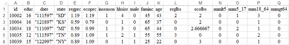     <div class=answer> Considered the data below:   