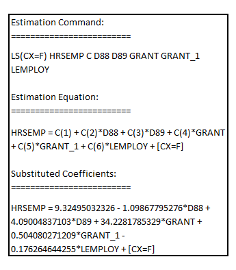     <div class=answer> (i) Estimating the model using the fixed effects, the result is:       There are 135 firms that have been used in the FE (Fixed Effects) estimation. If each of the firms used in the fixed effects estimation has data on all variables for all the three years, the total number of observations that would be used in the fixed effects estimation would be:   