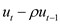     <div class=answer> (i) If the errors follow an   or   then the standard errors will not be correct because any strange transformation will not be able to completely eliminate the serial correlation in   . The regression estimates of the residuals having a single lag can be expected to constantly calculate the correlation coefficient, on the other hand, the variables which are transformed as   are expected to have serial correlations which is represented by   . 