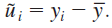  Consider the problem described at the end of Section 2.6: running a regression and only estimating an intercept. (i) Given a sample {<i>y</i><sub>i</sub><i> </i>: <i>i </i>= 1, 2, . . . , <i>n</i>}, let <i>   </i>be the solution to   Show that   <i> </i>inside the squared residual and then doing a little algebra.) (ii) Define residuals <i>   </i>Argue that these residuals always sum to zero. 