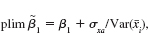  With a single explanatory variable, the equation used to obtain the between estimator is   where the overbar represents the average over time. We can assume that E(ai) = 0 because we have included an intercept in the equation. Suppose that ?i. is uncorrelated with   but Cov(xit, ai) = ?xa for all t (and i because of random sampling in the cross section). <blockquote> (i) Letting   be the between estimator, that is, the OLS estimator using the time aver¬ages, show that   where the probability limit is defined as N ? ?. [Hint: See equations] (ii) Assume further that the xit, for all t = 1, 2,T, are uncorrelated with constant variance a2. Show that plim   = ?1 + T (?xa?2x). (iii) If the explanatory variables are not very highly correlated across time, what does part (ii) suggest about whether the inconsistency in the between estimator is smaller when there are more time periods? </blockquote> Equation     