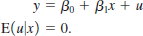 This exercise shows that in a simple regression model, adding a dummy variable for missing data on the explanatory variable produces a consistent estimator of the slope coefficient if the “missingness” is unrelated to both the unobservable and observable factors affecting <i>y</i>. Let <i>m</i> be a variable such that <i>m</i> = 1 if we do not observe <i>x</i> and <i>m</i> = 0 if we observe <i>x.</i> We assume that <i>y</i> is always observed. The population model is <blockquote> (i) Provide an interpretation of the stronger assumption In particular, what kind of missing data schemes would cause this assumption to fail? (ii) Show that we can always write (iii) Let {(<i>x</i><i><sub>i</sub></i>, <i>y</i><i><sub>i</sub></i>, <i>m</i><i><sub>i</sub></i>): <i>i</i> = 1, ..., <i>n</i>} be random draws from the population, where <i>x</i><i>i</i> is missing when <i>m</i><i><sub>i</sub></i> = 1. Explain the nature of the variable <i>z</i><i><sub>i</sub></i> = (1 – <i>m</i><i><sub>i</sub></i> )<i>x</i><i><sub>i</sub></i>. In particular, what does this variable equal when <i>x</i><i><sub>i</sub></i> is missing? (iv) Let <i>?</i> = P(<i>m</i> = 1) and assume that <i>m</i> and <i>x</i> are independent. Show that where <i>m<sub>x</sub></i> = E(<i>x</i>). What does this imply about estimating b1 from the regression <i>y</i><i><sub>i</sub></i> on <i>z</i><i><sub>i</sub></i>, <i>i</i> = 1, …, <i>n</i>? (v) If <i>m</i> and <i>x</i> are independent, it can be shown that where <i>v</i> is uncorrelated with <i>m</i> and <i>z</i> = (1 – <i>m</i>)<i>x</i>. Explain why this makes <i>m</i> a suitable proxy variable for <i>mx.</i> What does this mean about the coefficient on <i>z</i><i><sub>i</sub></i> in the regression (vi) Suppose for a population of children, <i>y</i> is a standardized test score, obtained from school records, and <i>x</i> is family income, which is reported voluntarily by families (and so some families do not report their income). Is it realistic to assume <i>m</i> and <i>x</i> are independent? Explain. </blockquote>