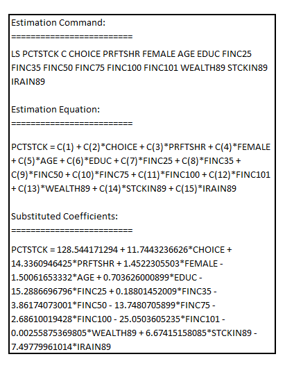     <div class=answer> (i) Ignoring the clustering by family and using OLS to estimate the model, the result is:       The coefficient of   is 11.74432 with the p-value 0.0611 which is greater than critical p-value of 0.05 at 5% level of significance, indicating that the variable   is not statistically significant at 5% level of significance 
