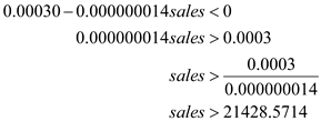 <div class=answer> (i) The equation is given by: The marginal effect of on is given by: For the marginal effect to be negative, holds This implies, Hence, at the marginal effect of on become negative