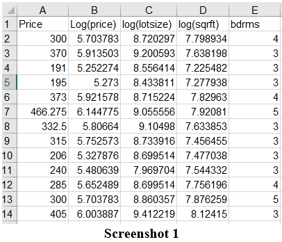     <div class=answer> (i) The given data has a total of 88 observations. The relevant columns are as follows:   The model required to be estimated is:   