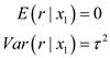     <div class=answer> Consider, conditional on the explanatory variables,   and   satisfy the Gauss-Markov assumptions, the linear combination of the variables is given as:   And,   Also,   has the linear relationship with   :   And,   