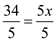     <div class=answer> Consider the equation   . Let us solve this equation for <i>x</i> algebraically and graphically. First solve this equation algebraically.   Add 12 to both sides.     Subtract   from both sides.     Divide both sides by 5.   Thus, the algebraic solution of the equation   is   . 