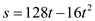     <div class=answer> Consider the function   The function <i>s</i> gives the height of the height of the rocket in feet and <i>t</i> is the time in seconds 