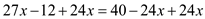     <div class=answer> Consider the equation   . Let us solve this equation for <i>x</i> algebraically and graphically. First solve this equation algebraically.   Remove parentheses using the distributive property.   The least common denominator of 4, 3 and 9 is 36. So, multiply both sides by 36.     Remove parentheses using the distributive property.     Add   to both sides.     Add 12 to both sides.     Divide both sides by 51.   Thus, the algebraic solution of the equation   is   . 